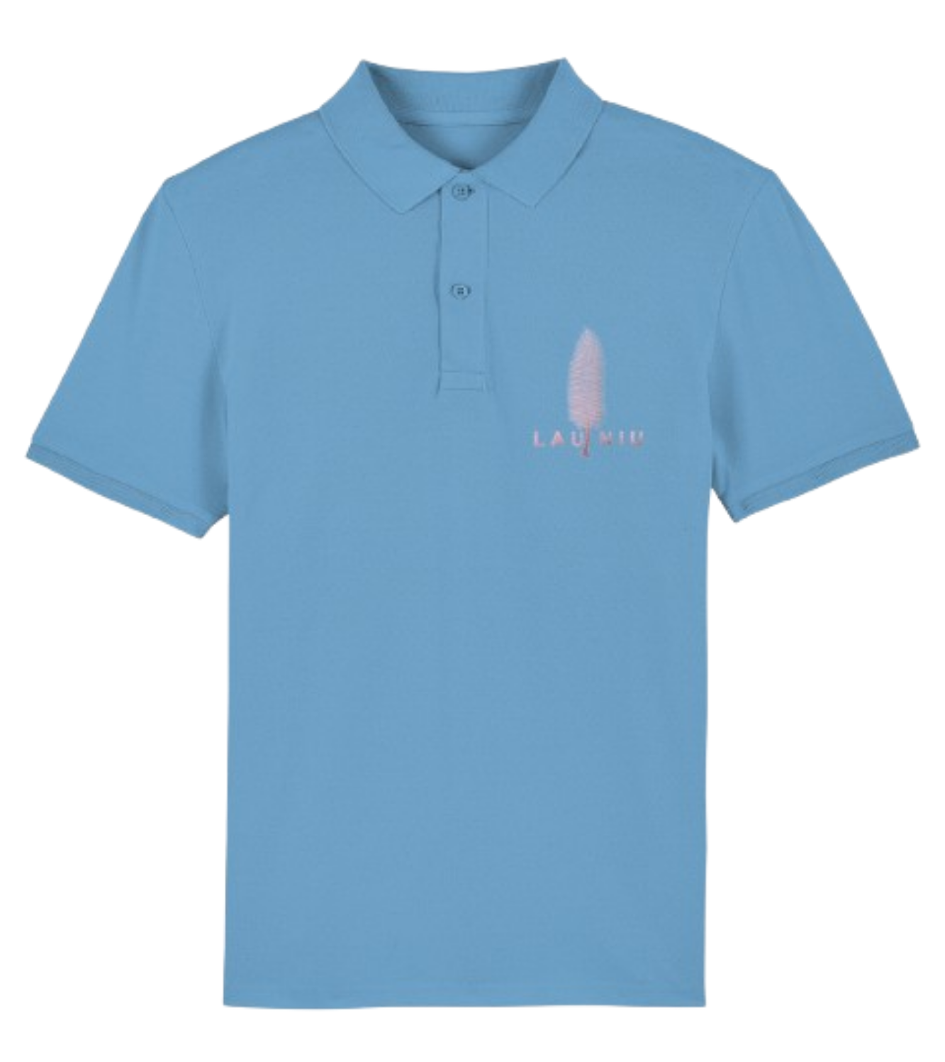 Polo Stanley piqué noir Homme