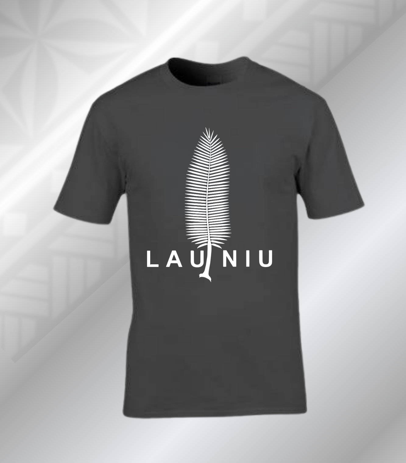 T-shirt gris chiné col rond homme