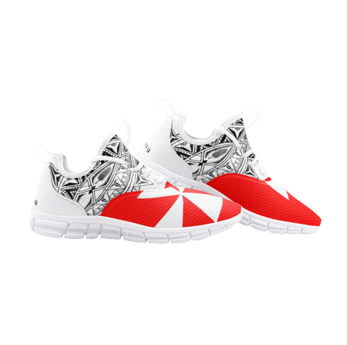 Sneakers mixte rouge / blanc