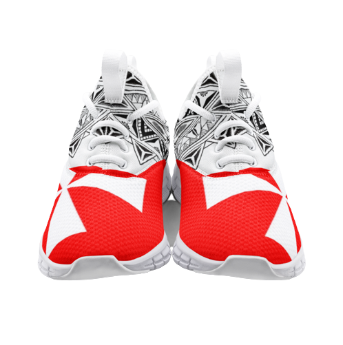 Sneakers mixte rouge / blanc