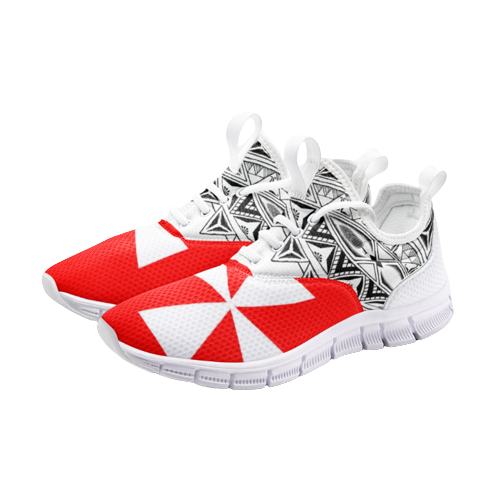 Sneakers mixte rouge / blanc