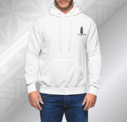 Sweat capuche poche kangourou mixte Blanc