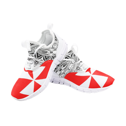 Sneakers mixte rouge / blanc