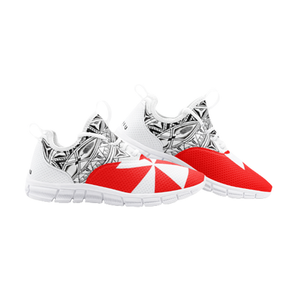 Sneakers mixte rouge / blanc